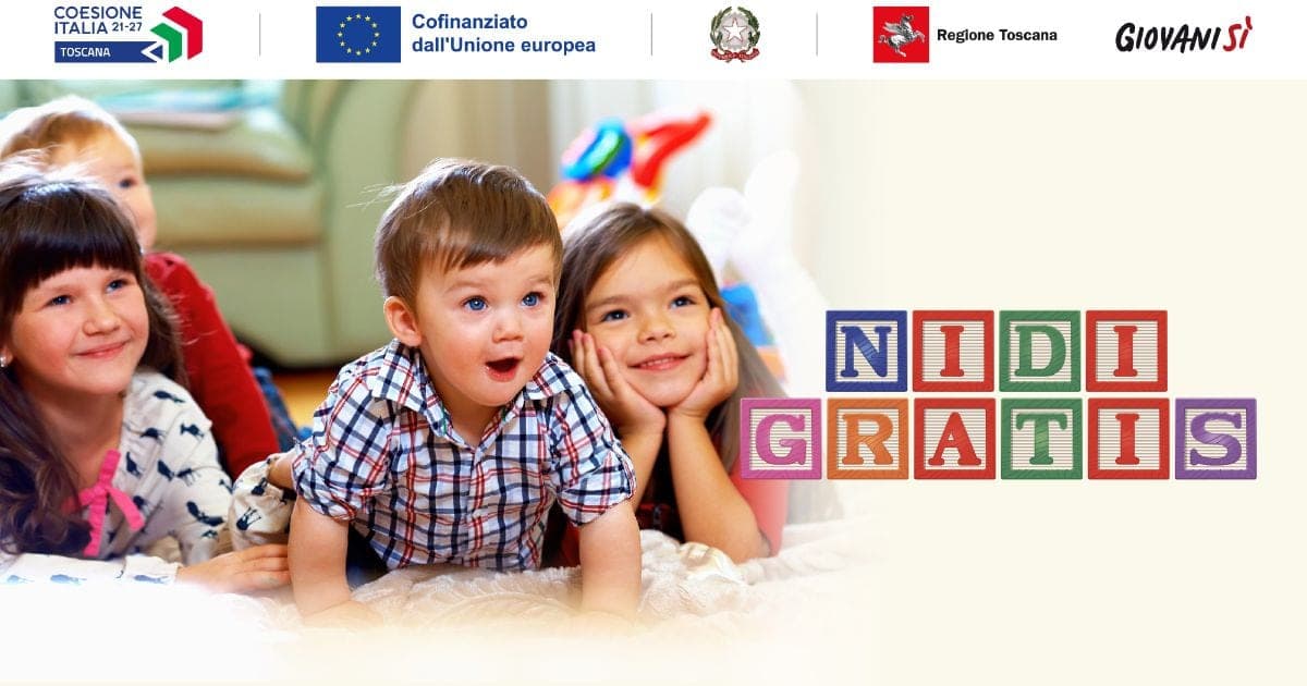 Nidi Gratis Toscana 2026/27: al via le domande