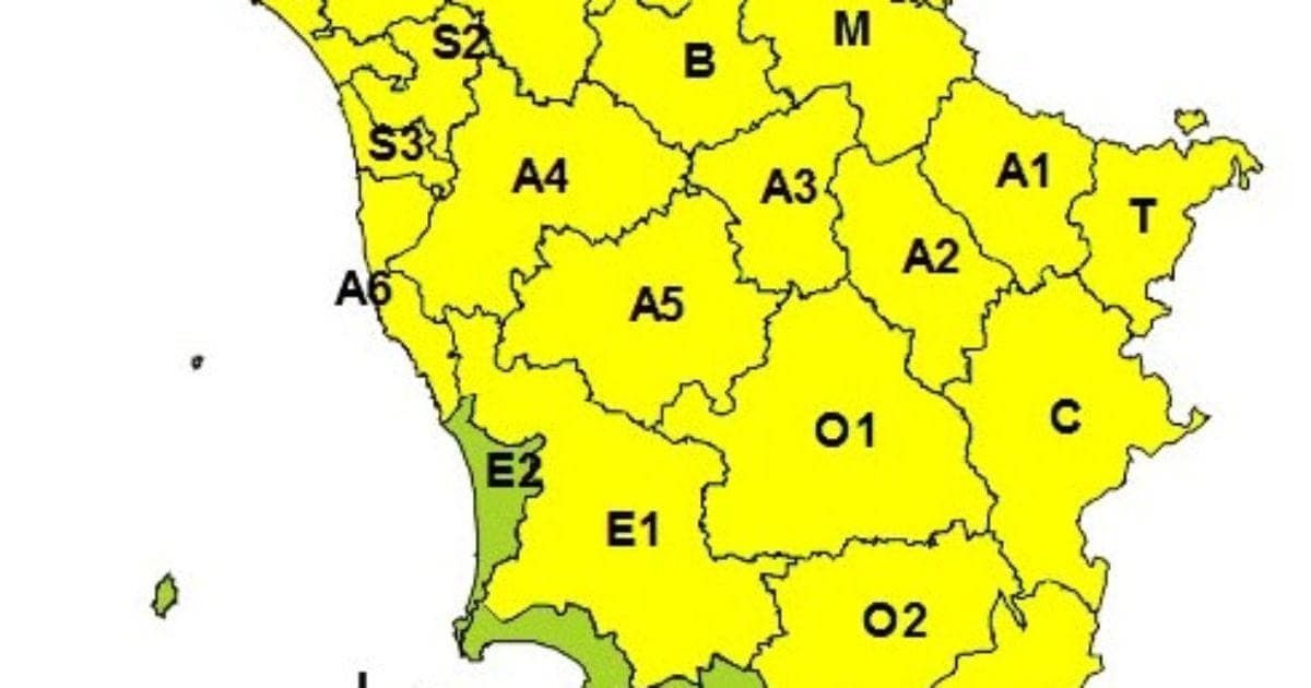 Allerta meteo gialla: proroga oggi, nuova per mercoledì 1° luglio