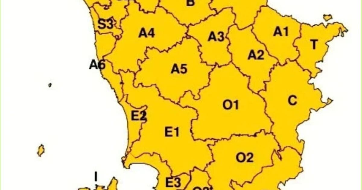 Allerta meteo gialla dal 9 ottobre 2026: prosegue l'attenzione dopo l'arancione