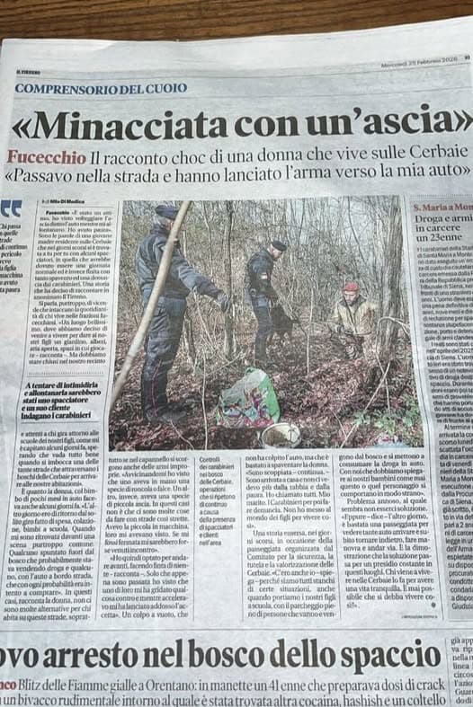 Nuovo arresto nel bosco dello spaccio