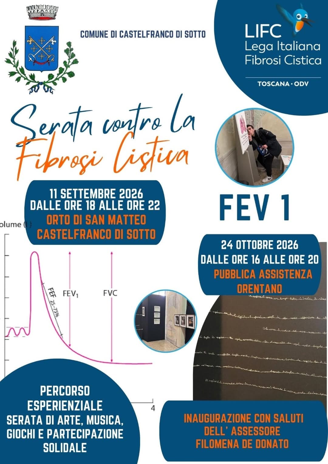 Eventi contro la Fibrosi Cistica a Castelfranco e Orentano