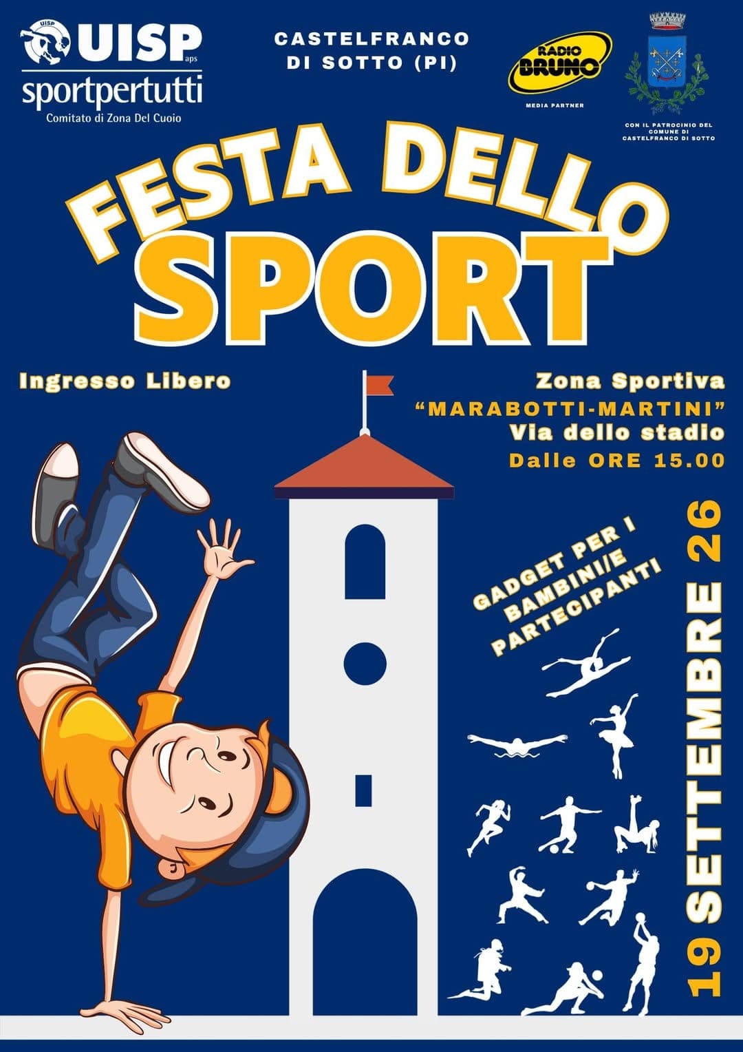 La 2ª Festa dello Sport a Castelfranco di Sotto