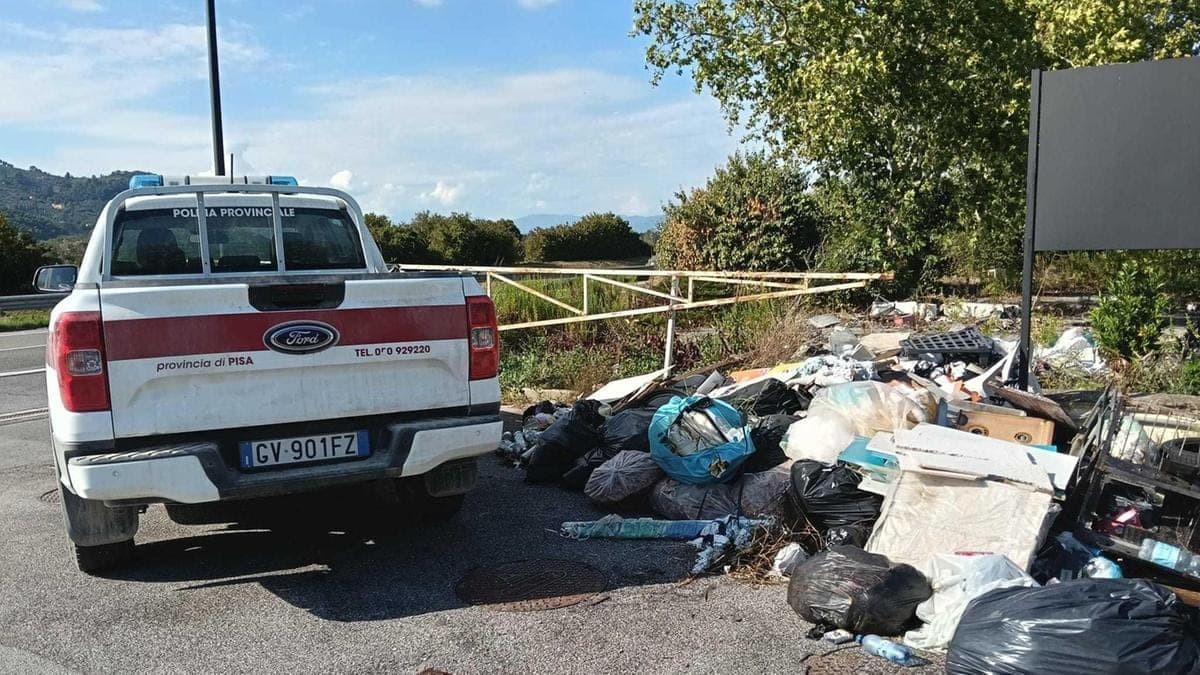 Bientina: Sette abbandoni di rifiuti scoperti, denunce e multe salate