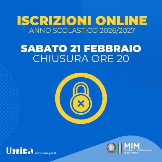 Chiusura iscrizioni scolastiche online