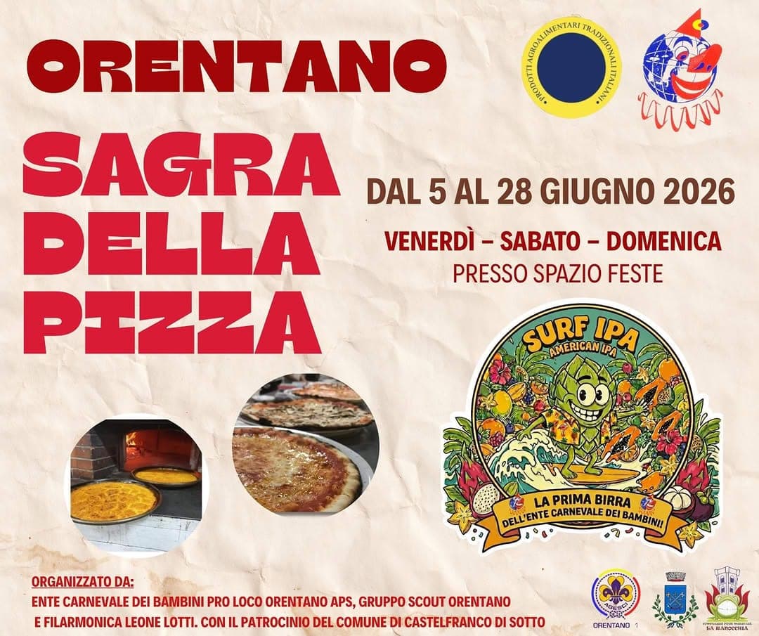 Sagra della Pizza: a giugno ogni weekend dal 5 al 28