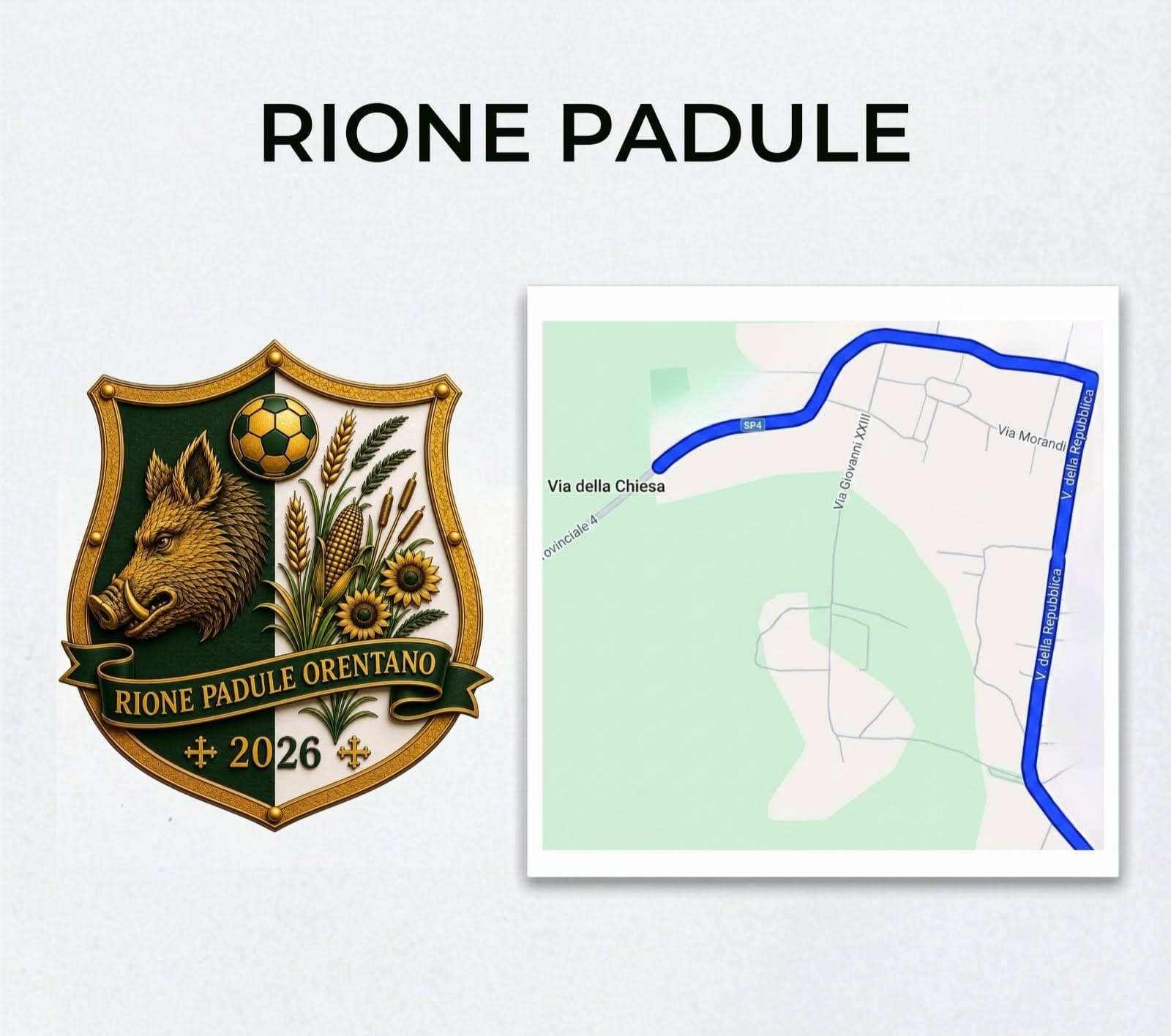 Presentazione Rione Padule al 1° Torneo dei Rioni di Orentano