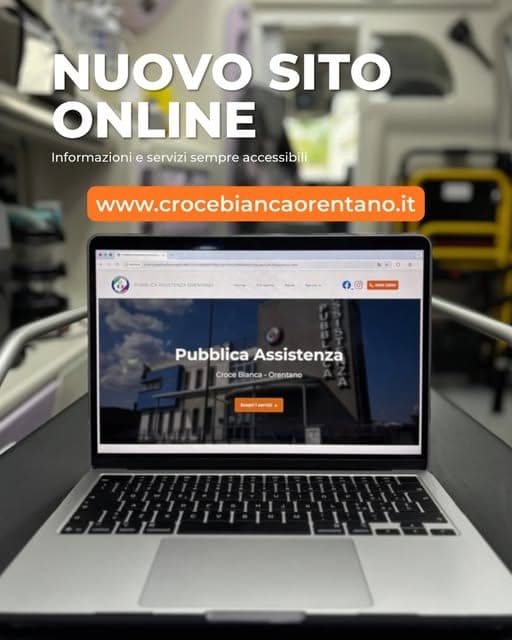 Pubblica Assistenza Orentano: Nuovo Sito Online