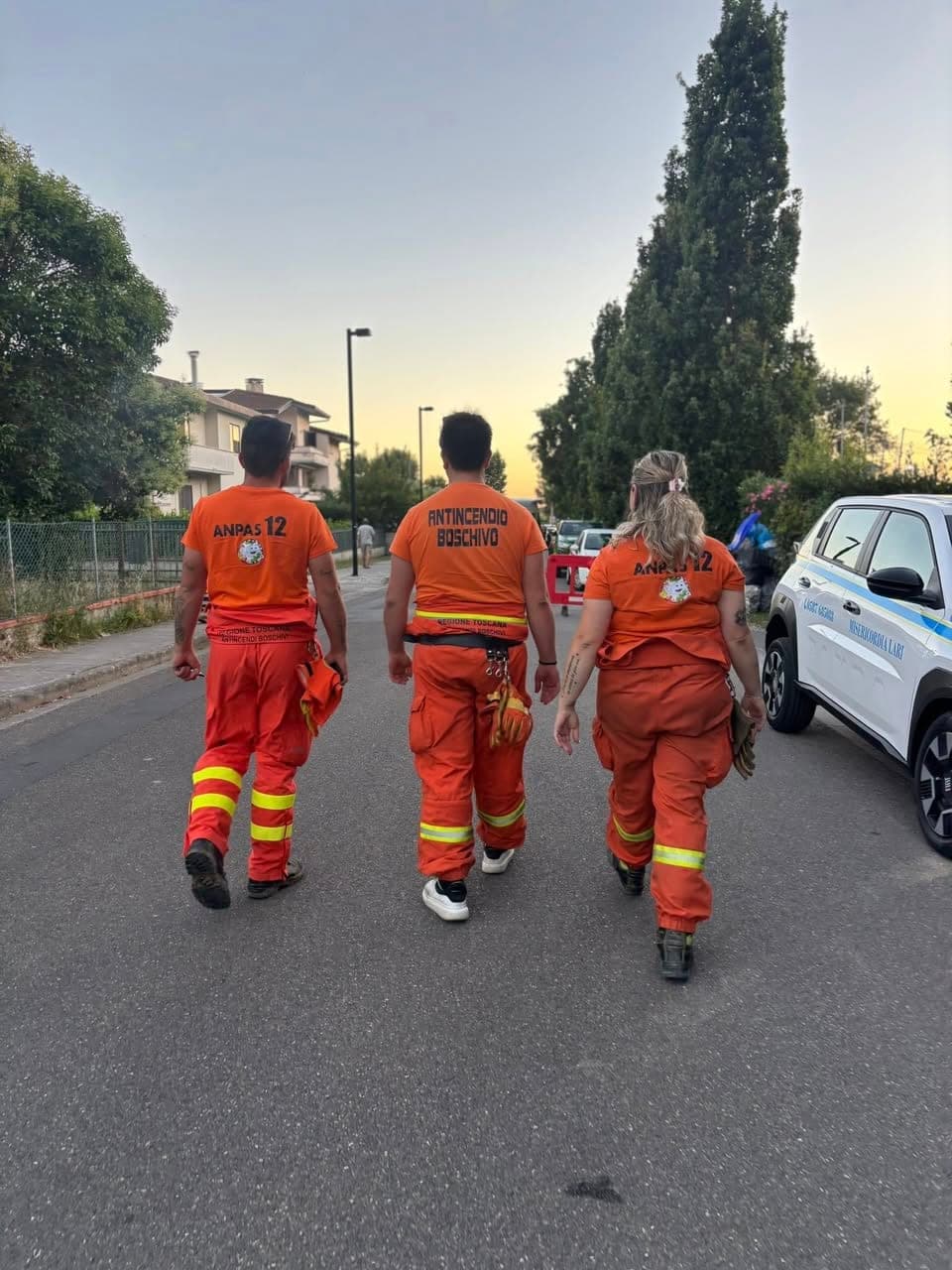Tre volontari premiati per l'impegno nell'incendio del Monte Faeta