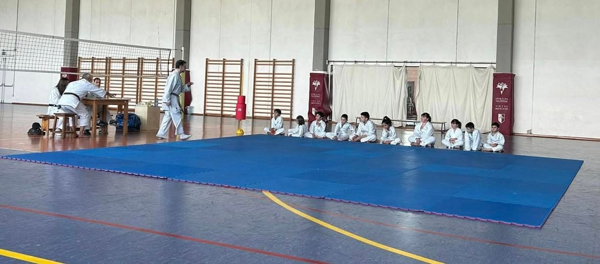 Esami di cintura per i piccoli del karatè