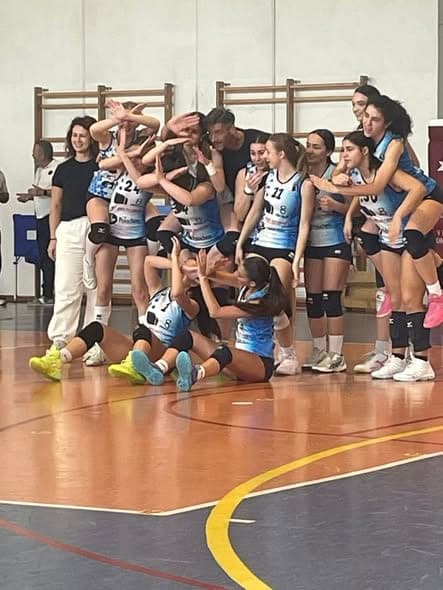 Vittoria della squadra U.16 FIPAV contro la società Montaserra