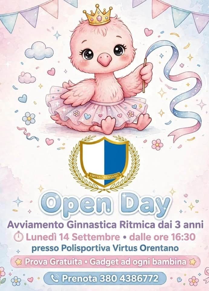Open Day Ginnastica Ritmica: Prova Gratuita per Bambine da 3 Anni