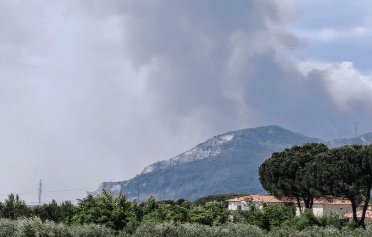 Aggiornamento Incendio Monte Pisano