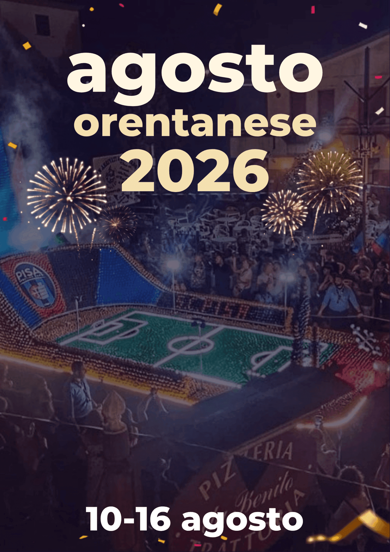 Agosto Orentanese 2026: il programma completo dei festeggiamenti