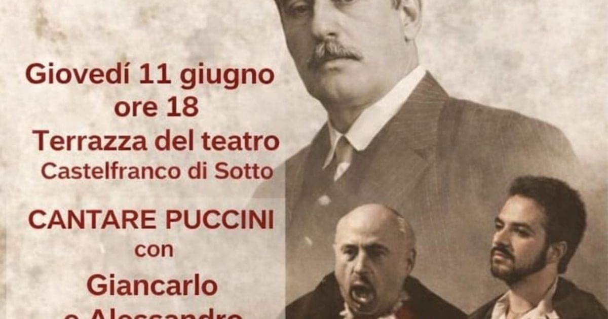Omaggio a Puccini: 'Cantare Puccini' con Giancarlo e Alessandro Ceccarini