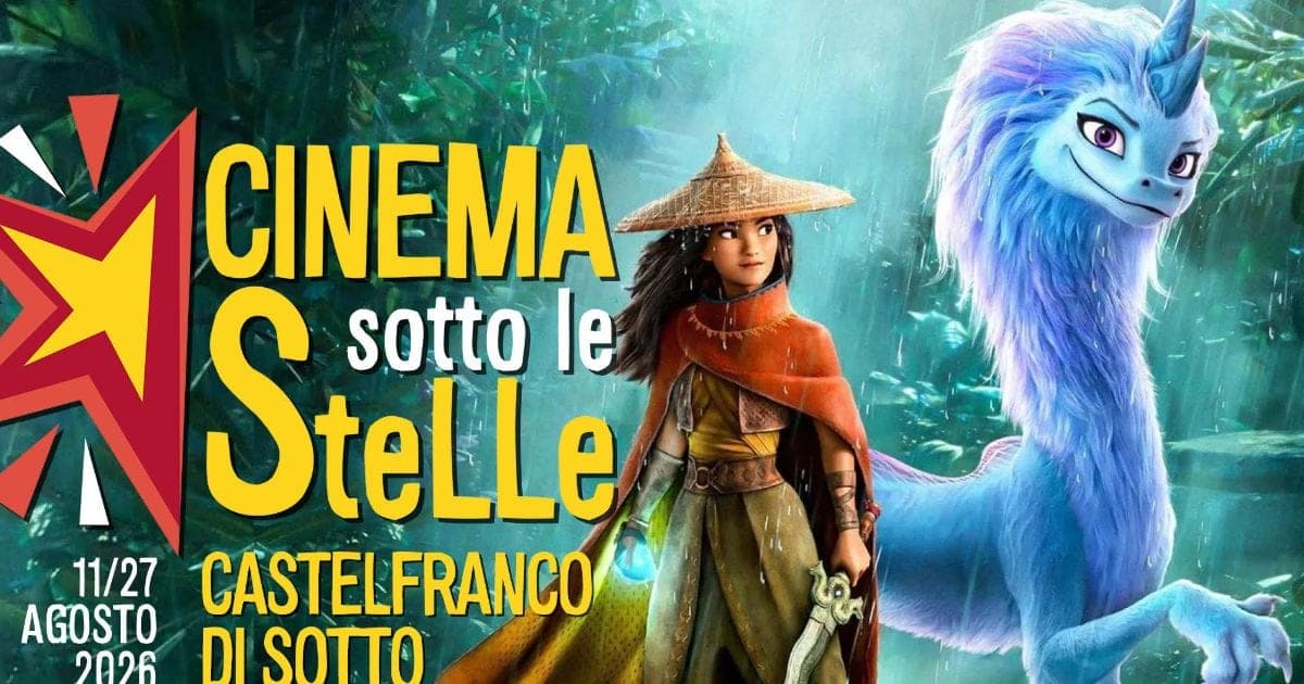 Il Cinema sotto le stelle torna a Castelfranco di Sotto