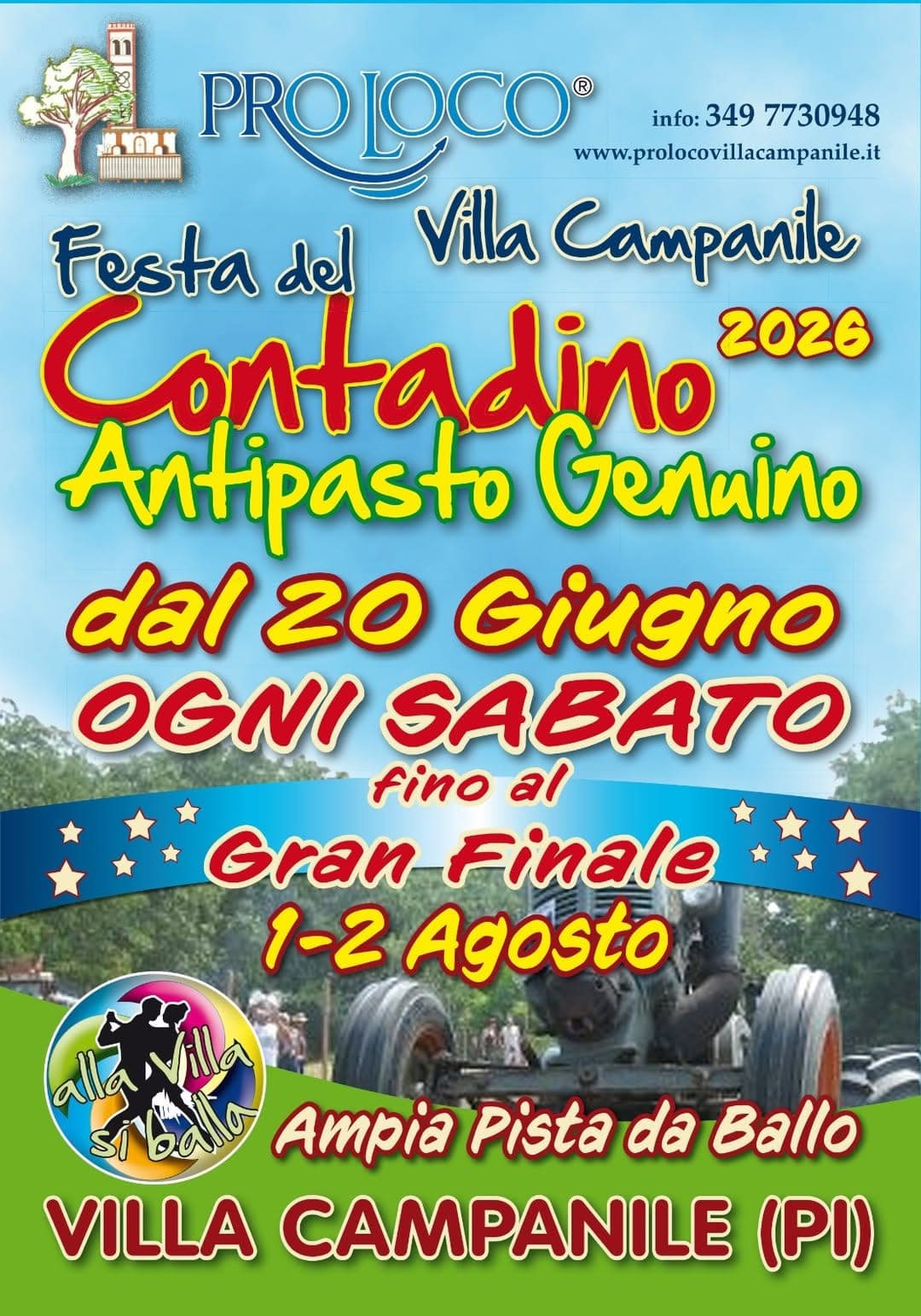 Festa del Contadino 2026 a Villa Campanile
