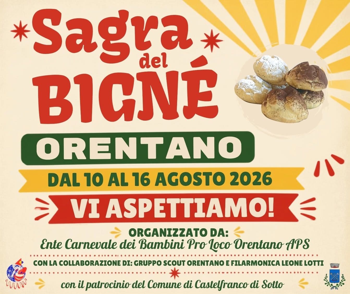 Torna la Sagra del Bignè a Orentano