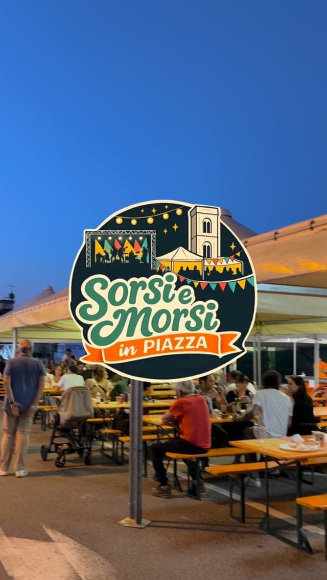 Sorsi e Morsi in Piazza: Volontari Pubblica Assistenza vi attendono
