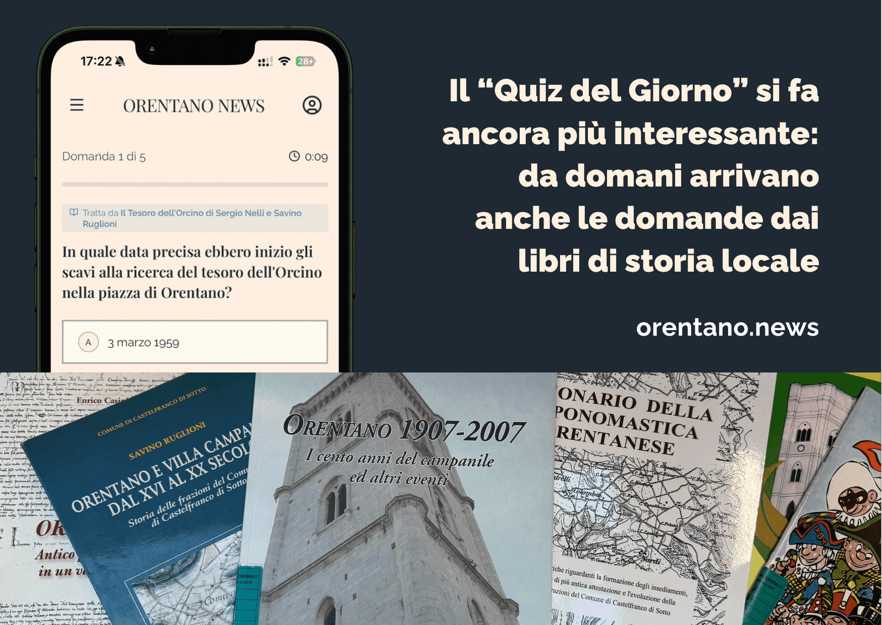Il Quiz di Orentano News si arricchisce con la storia locale