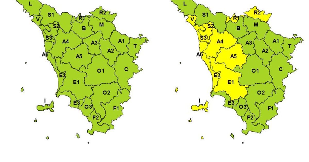Allerta meteo gialla per vento