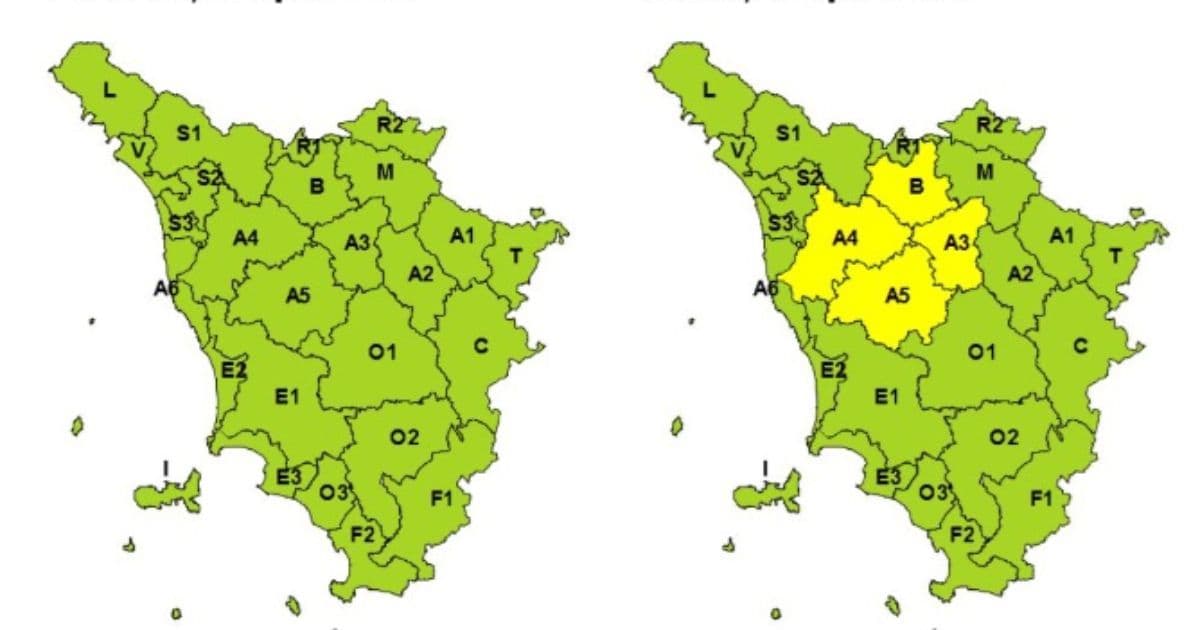 Allerta meteo gialla per vento